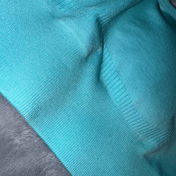 Oner Active Blue Sports Bra with Strappy Halter Neckline - Picture 2 of 5